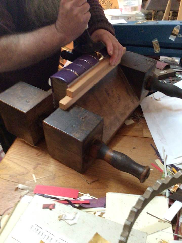 hubby: what's the chances of us having to bind two books on #Leeds, one at the back of the other, when our shop is 300 miles away?
Sal: at least you won't have to re-typeset the word Leeds 
hubby: the first one of them was titled in Latin🤔