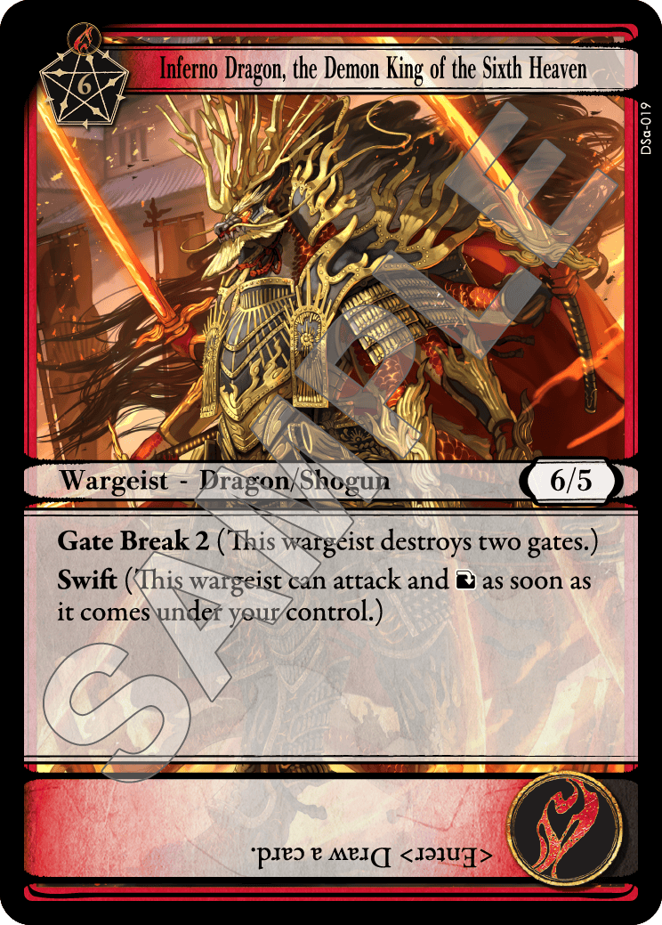 Demon King of the Sixth Heaven
#DRAGONSHOGUN World &amp; Art <a href="/yumo80295386/">yumo</a>
Through dragonization, Nobunaga becomes a crimson‑scaled demonic dragon.
His gaze burns fate itself, forging flames that turn the Shura Path into hell.
Both feared and revered by Wargeists, his arrival sets