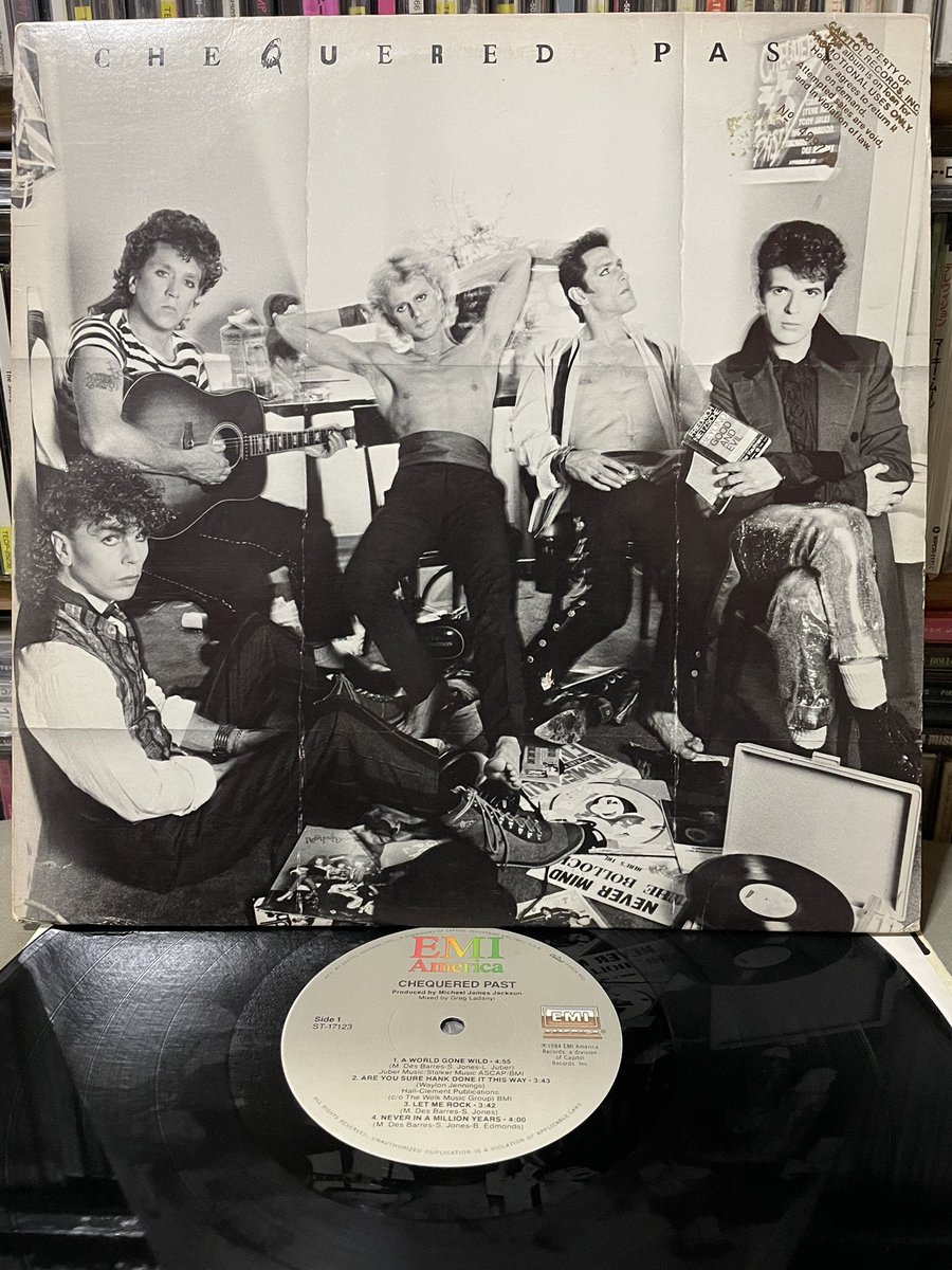 CHEQUERD PAST / CHEQUERD PAST 84年米盤orgプロモ・レコード