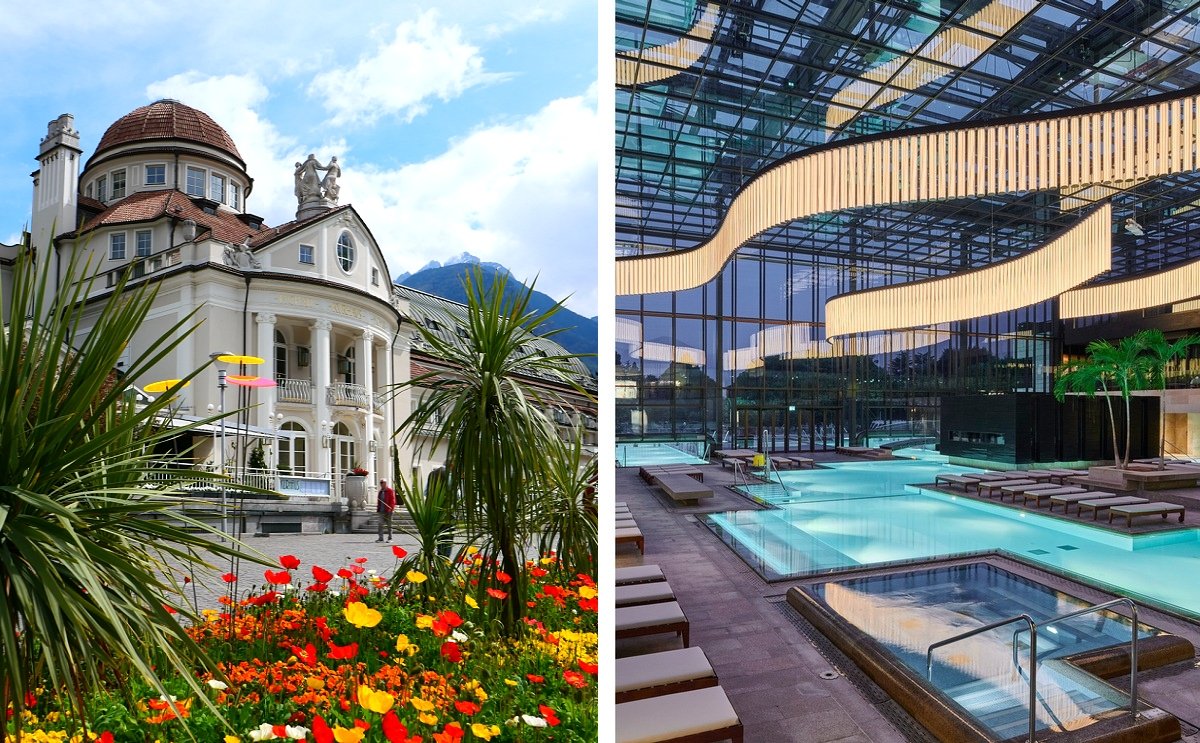 '
Südtirol-Urlaub: Frühling in Meran

Warme Sonnenstrahlen, eine Stadt in voller Blütenpracht und in den Gassen und Cafés angenehmes Treiben. Der Frühling in Meran ist eine ganz besondere Zeit. Es ist der Moment, in dem die alpine Kraft auf mediterrane Leichtigkeit trifft. Ein