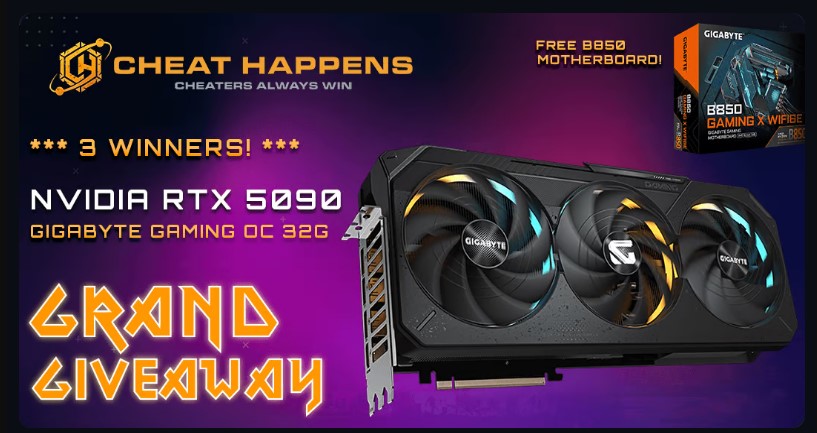 LAST HOURS to win a Gigabyte RTX 5090 from <a href="/cheathappens/">Cheat Happens</a> wn.nr/f67wzQP