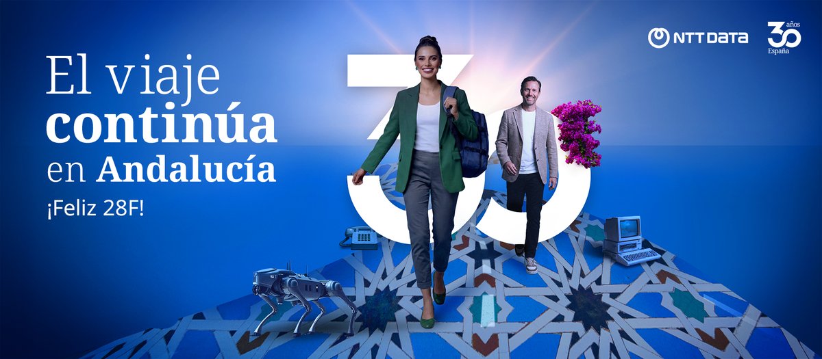 NTTDataSpain's tweet photo. Mañana es el #DíaDeAndalucía y queremos rendir homenaje a esta tierra y a los + de los 3.000 profesionales andaluces de #NTTDATAEspaña que transforman la sociedad cada día a través de la tecnología.

Andalucía es presente, futuro… y un motor indispensable de nuestro viaje.🚀 https://t.co/wUllCtWXi6