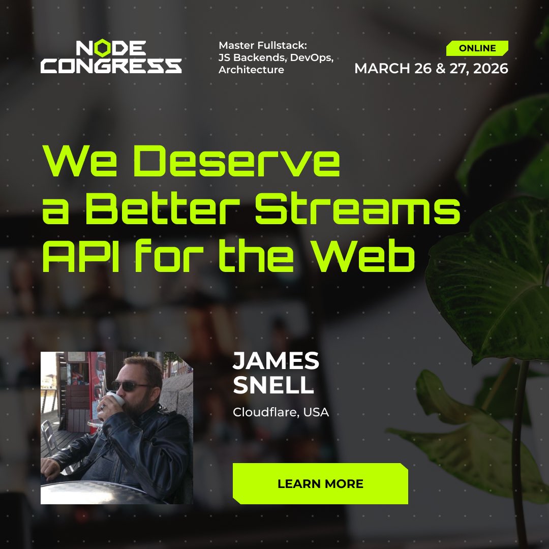 Node Congress🔥March 26 & 27, 2026 tweet media