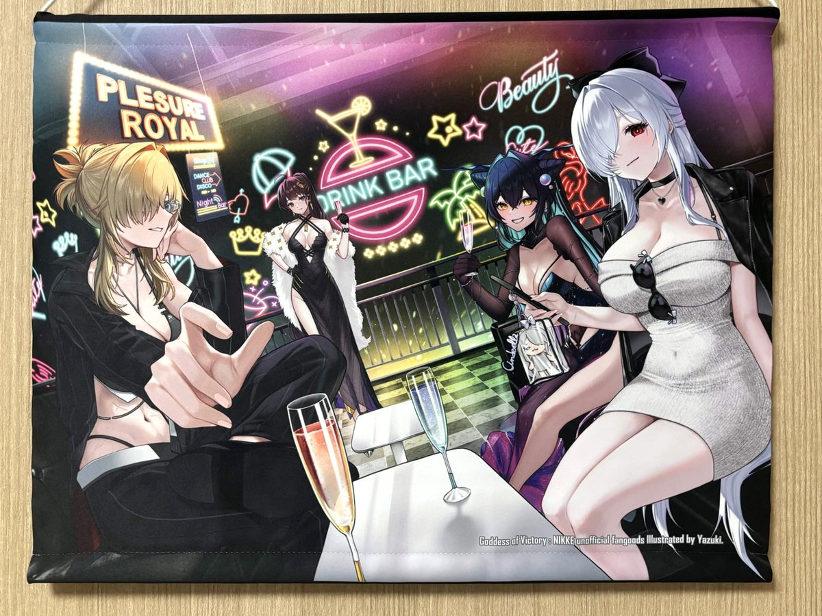 B3布タペストリー届きました！ この3種類作ったよー！ ダブルスエード