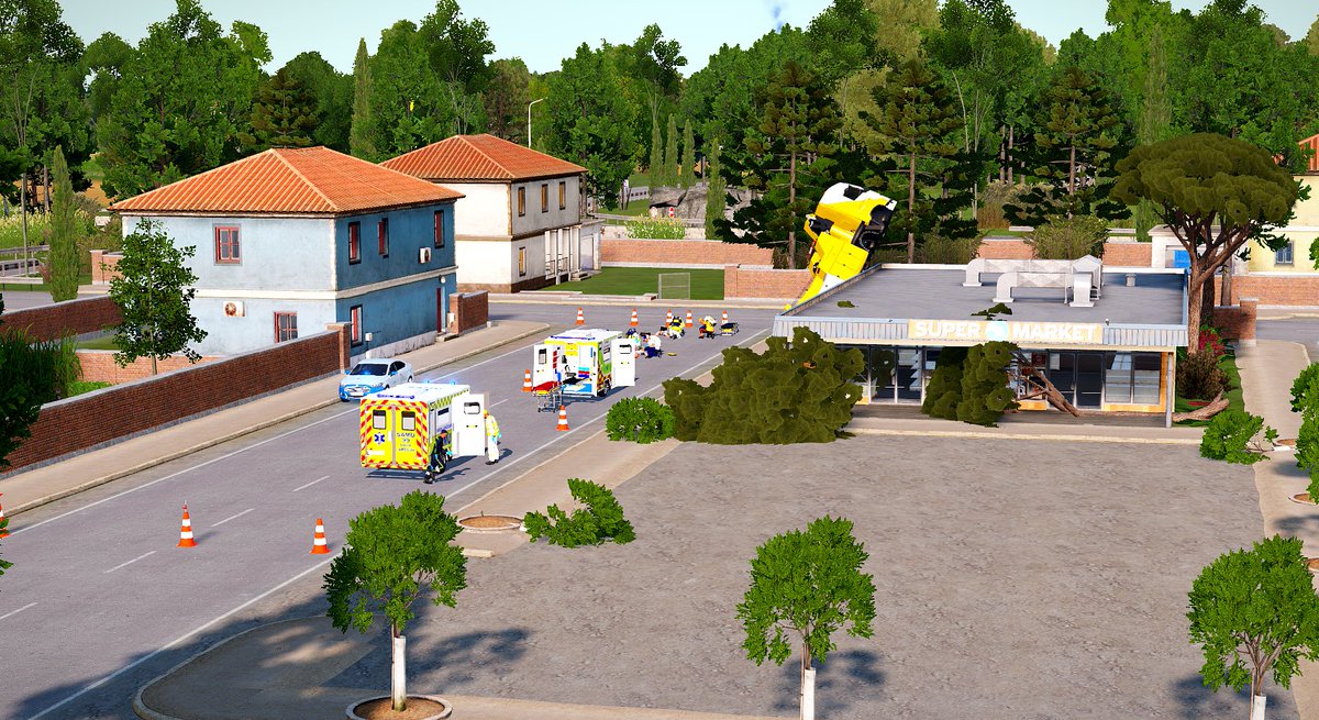 Nos unités du SMUR et de l'EPMU de Vice-City sont intervenues pour 2 graves accidents de poids lourd, l'un sur la commune de Vanderville, l'autre dans les Dunes ainsi que sur un renfort aquatique pour une détresse respiratoire.