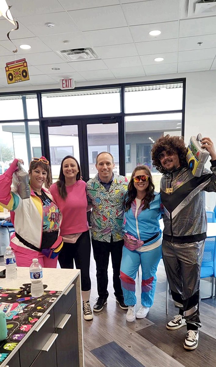 80’s party at work for the boss man’s 40th birthday🪩🥳