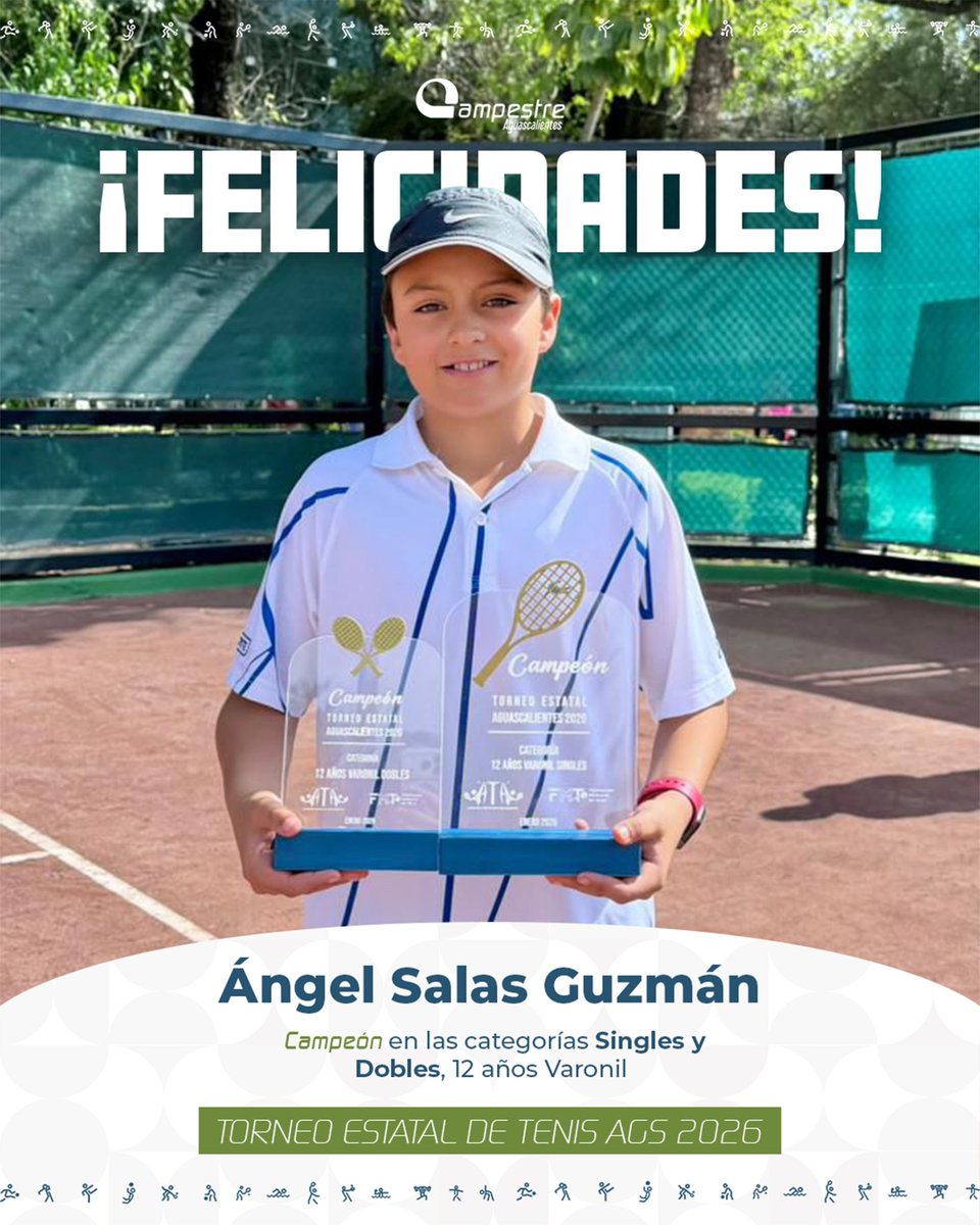 Reconocemos a nuestros socios por su dedicación y desempeño en cada competencia, reflejando el compromiso y la disciplina que distinguen al Campestre. 📷