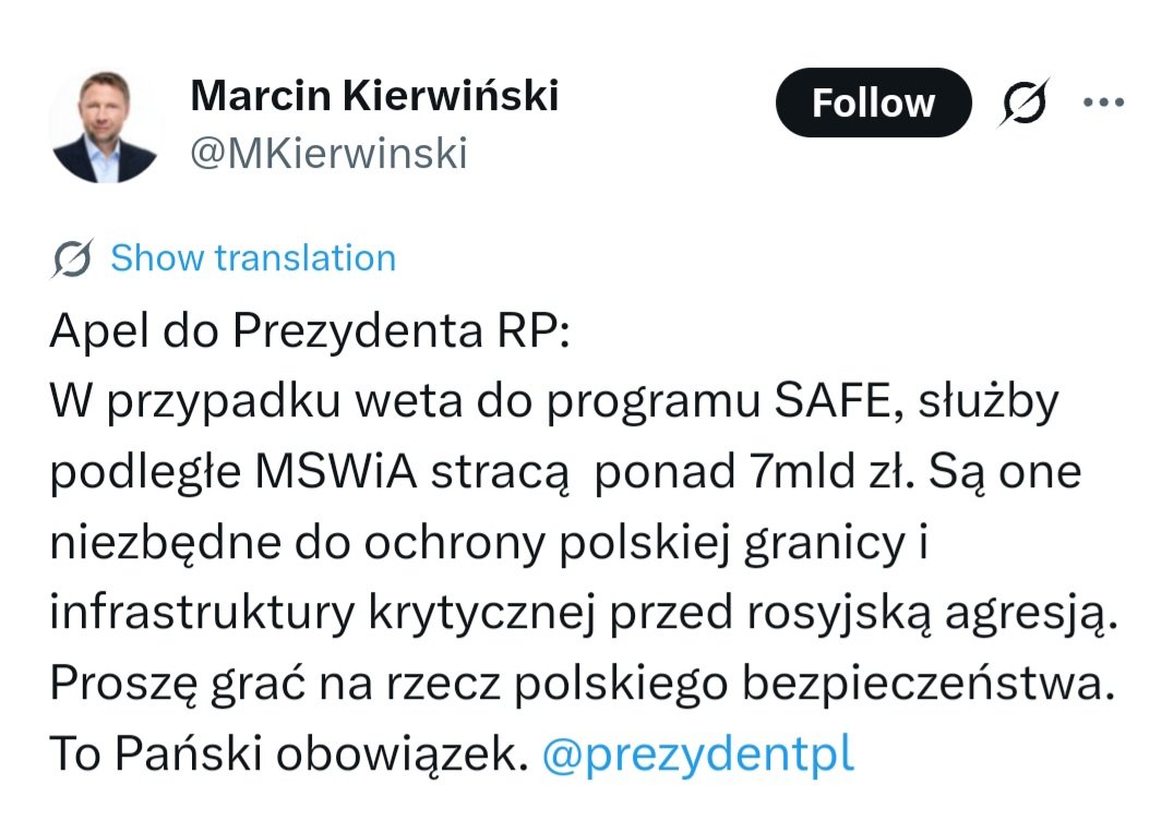 Wychodzi na to, że uśmiechnięci nie zaplanowali w budżecie państwa niezbędnych środków na ochronę polskiej granicy i jeszcze się do tego przyznają publicznie.