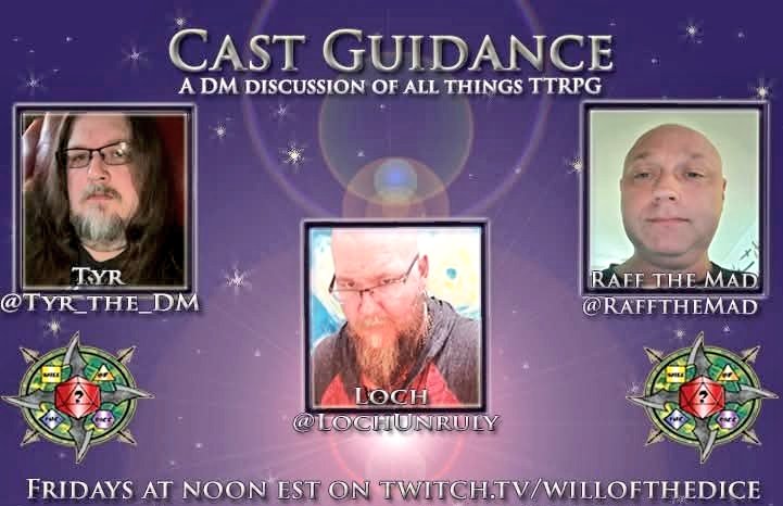 Do you like talking about rules in #DnD? We do too! Join <a href="/Will_of_theDice/">Will of the Dice</a> at 12pm EST and remember the chance of a tangent is never zero #ttrpg #homebrew #dmdiscussions #qna #roundtable