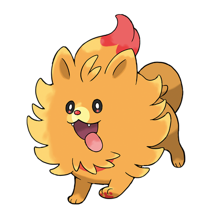 Pokekalos's tweet photo. Artworks officiels des trois starters de Pokémon Vents et Vagues