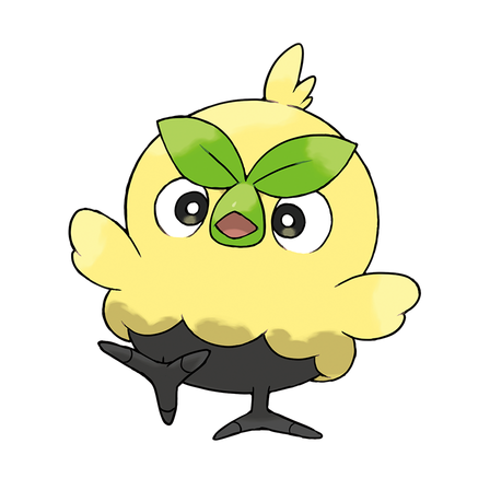 Pokekalos's tweet photo. Artworks officiels des trois starters de Pokémon Vents et Vagues