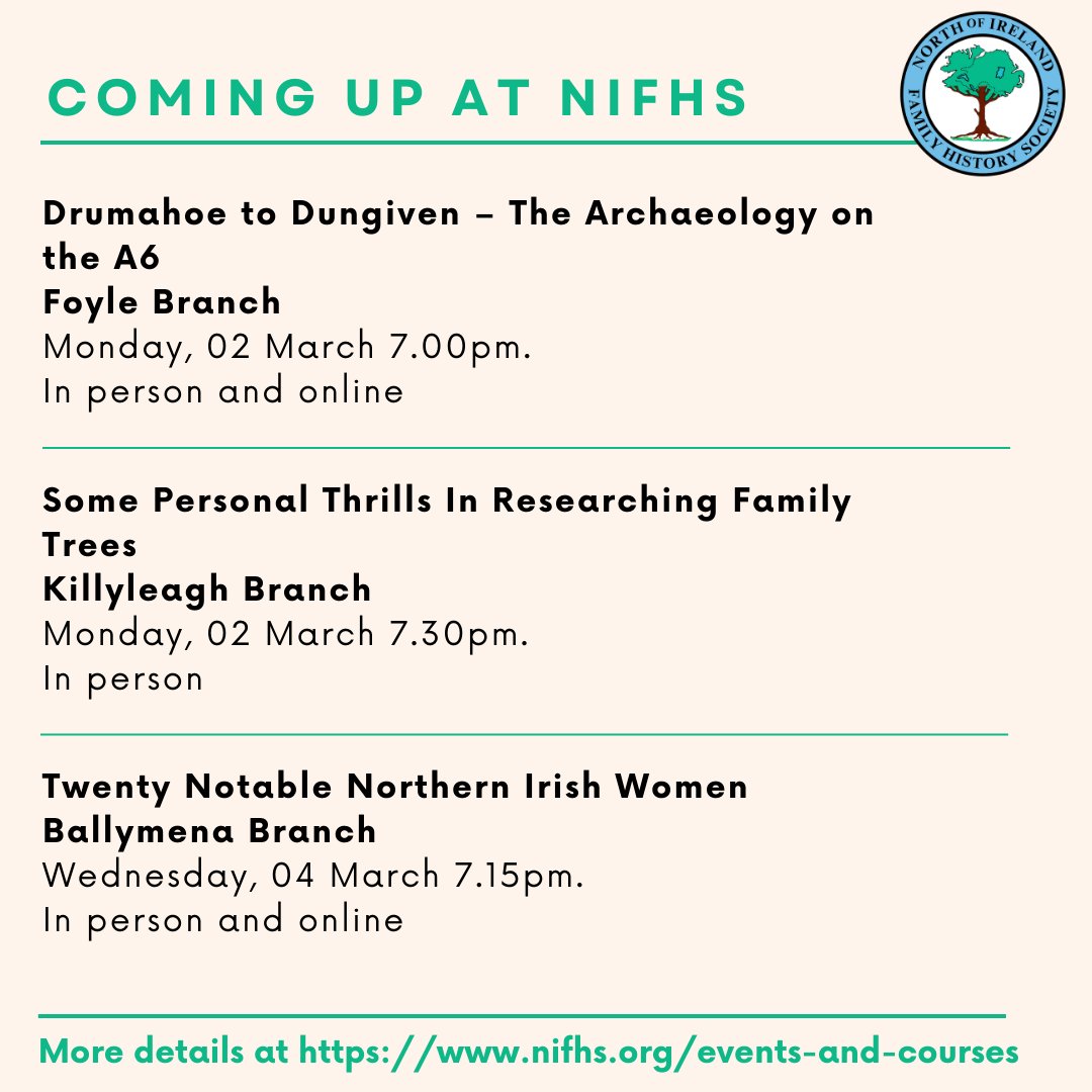 North of Ireland Family History Society tweet media