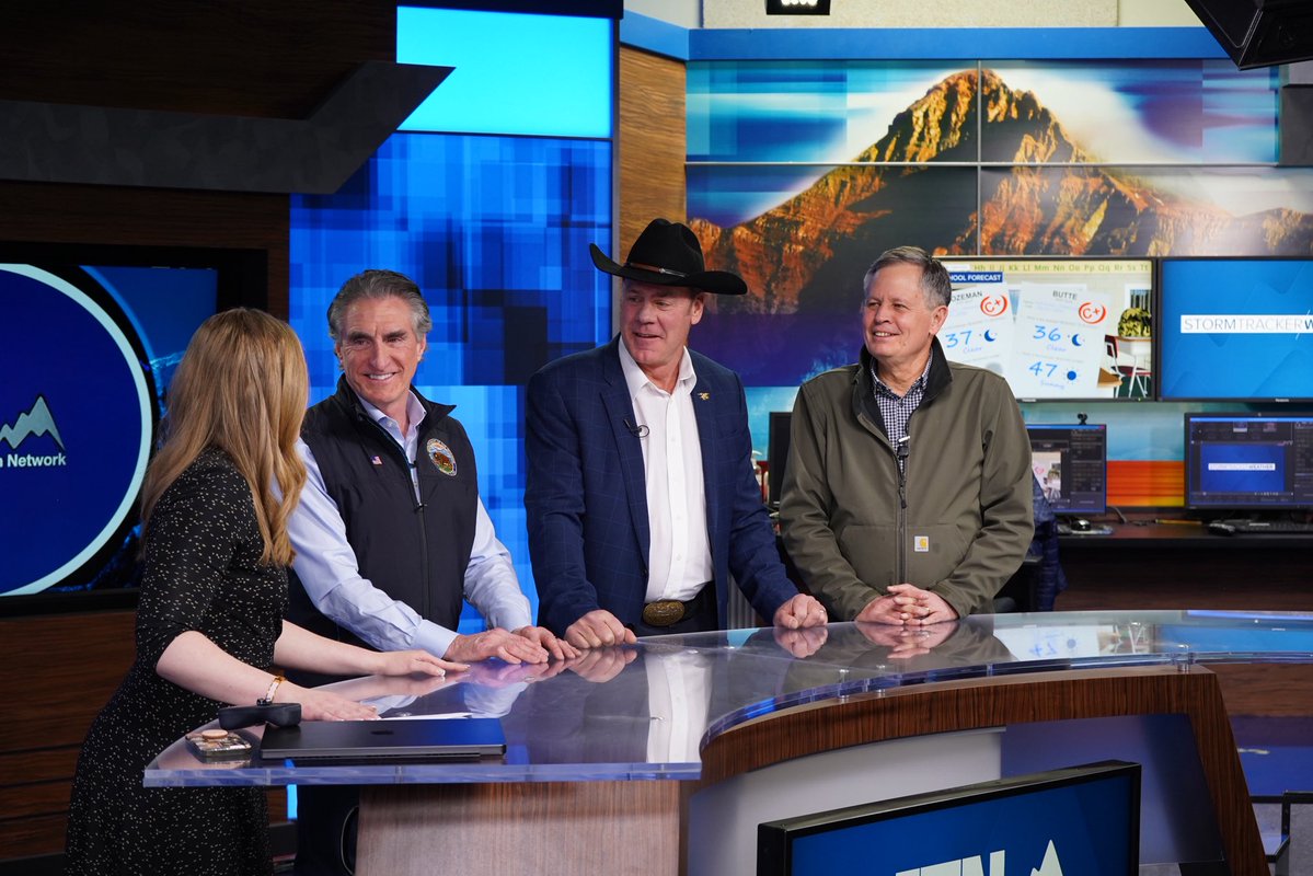 SteveDaines's tweet image. .@SecretaryBurgum is a champion for MT- great to be with him &amp;amp; @RepRyanZinke this morning in Bozeman!