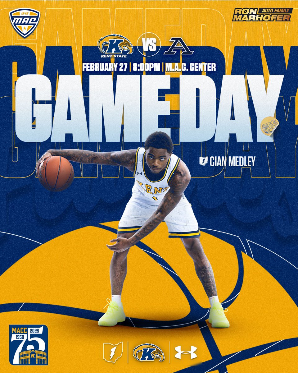 𝗚𝗔𝗠𝗘 𝗗𝗔𝗬!😤

8PM⏱️
M.A.C. CENTER📍
WEAR GOLD 🟡
linktr.ee/kentstmbb🔗

#Team110 | #GoFlashes⚡️⚡️⚡