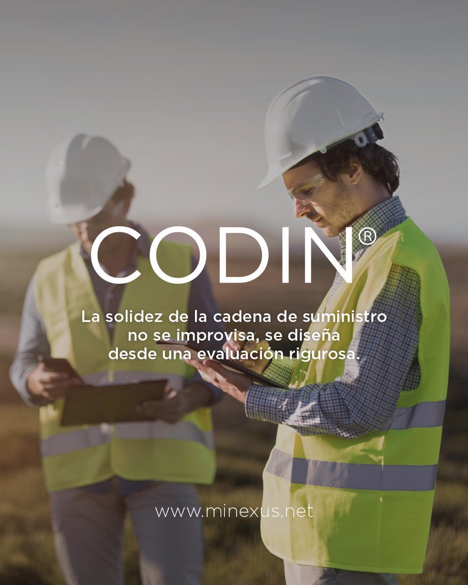 minexussa's tweet photo. ¿Tu equipo vive apagando incendios operativos? 🛠️🔥

Con Supplier Onboarding y Qualification &amp; Compliance de CODIN® SLM, digitalizás la evaluación de proveedores para evitar riesgos y reprocesos.

Decidí con seguridad y protegé tu operación. 🛡️

#Minexus #CODIN #SupplyChain https://t.co/m1UlVtvyne
