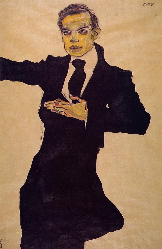 artistschiele's tweet photo. Portrait of the Painter Max Oppenheimer, 1910 #artbots #schiele https://t.co/pjJES0jBai