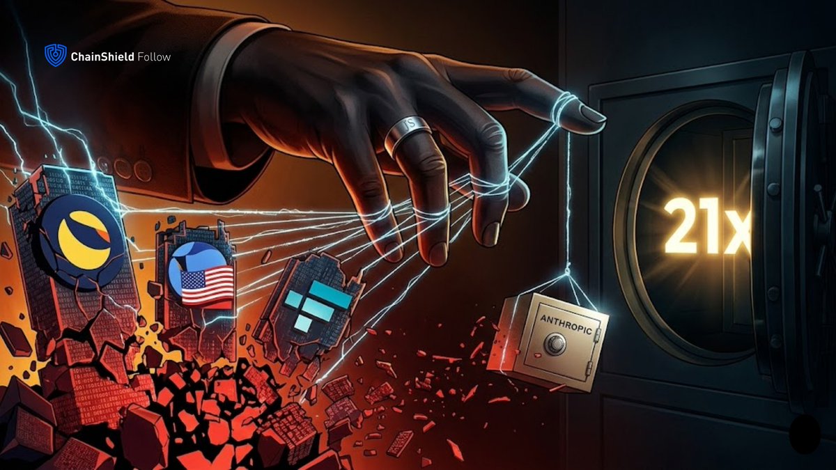 Chain_Shield_'s tweet photo. THIS IS SHOCKING. Allegations suggest Jane Street didn’t just crash Luna—they engineered the entire FTX collapse to predatorily liquidate Anthropic.

Engineered crash forced a fire sale; Jane Street bought cheap, flipping $100M into $2.1 Billion. Manipulation as a service. 

#FTX https://t.co/bP1sbEe1I6