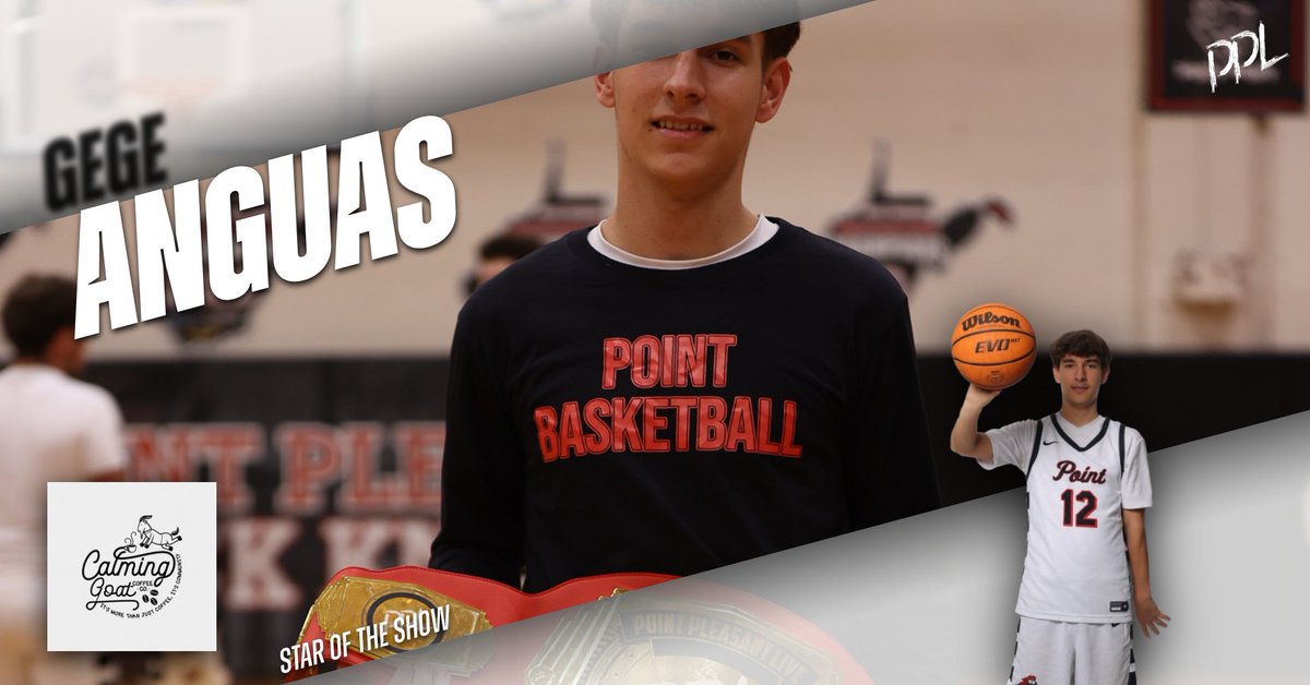 We had two "Star of the Show" awards for last night.

GeGe put together some awesome junior varsity games late in the season and our students wanted to recognize him.

Congrats!