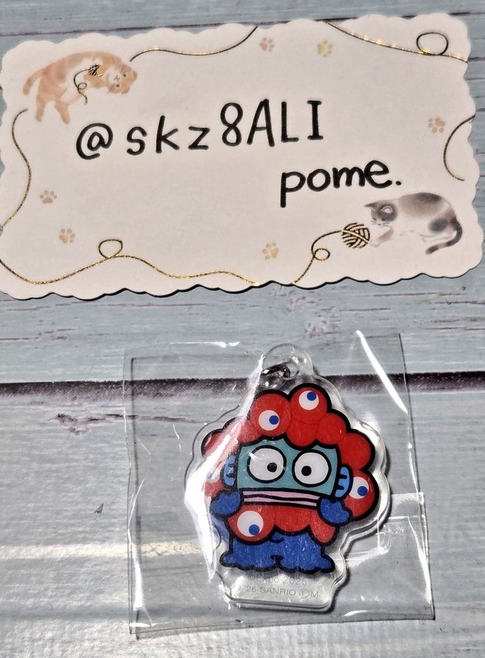 skz8ALI's tweet photo. 【郵送 交換】サンリオ ガチャガチャ ミャクミャクなりきりアクリルチャーム

【譲】ハンギョドン、キティ

【求】ポチャッコ(ハンギョドンとの交換)、シナモン(キティとの交換)

纏めての交換優先。
検索からでもお気軽に声掛けください😊 https://t.co/Y3lP073UOW