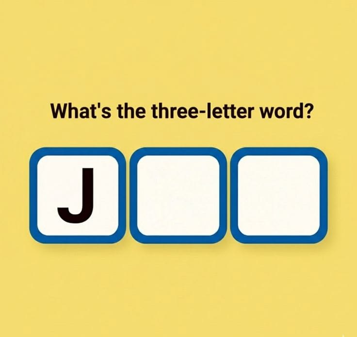 What's the three - letter word?
