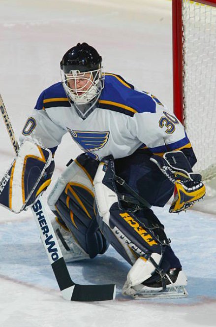 mikecommito's tweet image. On this day in 2004, Chris Osgood picked up his 300th victory, becoming the third-youngest and fifth-fastest goaltender to reach the milestone #Hockey365 #StlBlues