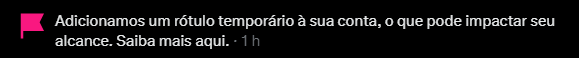 O twitter colocou um rótulo no alcance da minha conta, só porque eu tava referenciando meu post nas páginas que tavam contando mentiras (considerou como spam).
Aparentemente contar mentira pode.
Essa rede virou uma piada. KKKKKKKKKKKK.