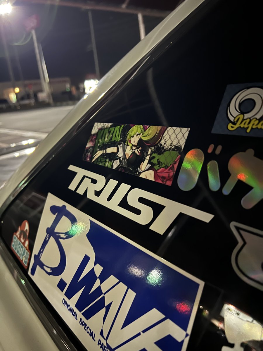 もらったステッカー貼った
あざます🙇‍♂️