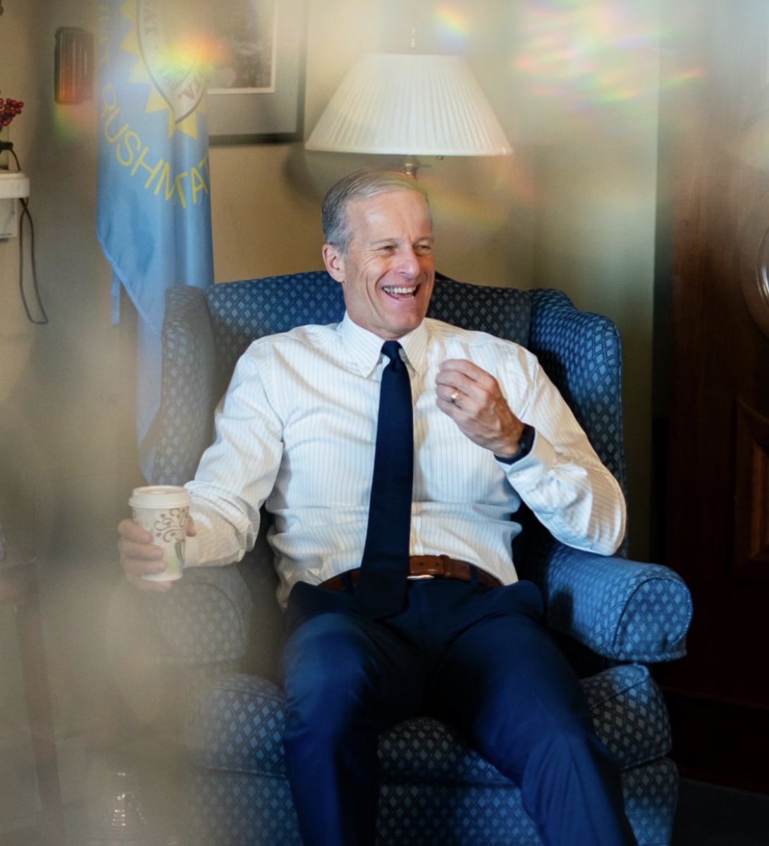 the_hunter1100's tweet photo. Who else thinks Sen. Majority Leader John Thune should be PRIMARIED for being a RINO traitor ? https://t.co/ewG2qJT80x