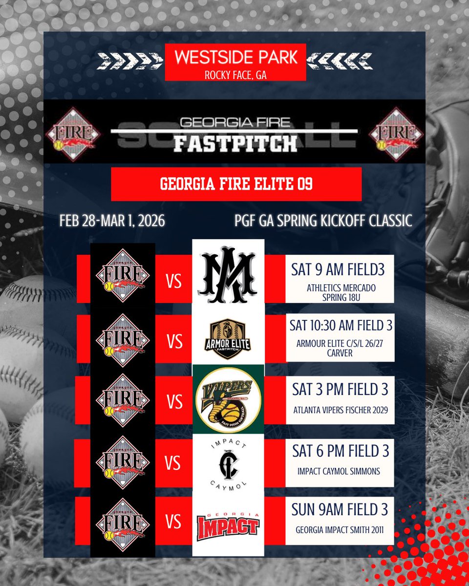 Let’s kickoff 2026!!!  Can’t wait to hit the field this weekend. <a href="/GeorgiaFireFP/">Georgia Fire FP Softball Org</a> <a href="/GAFIRE09DENOV/">GA FIRE 09-DENOVCHEK</a> <a href="/PGFnetwork/">PGF</a>