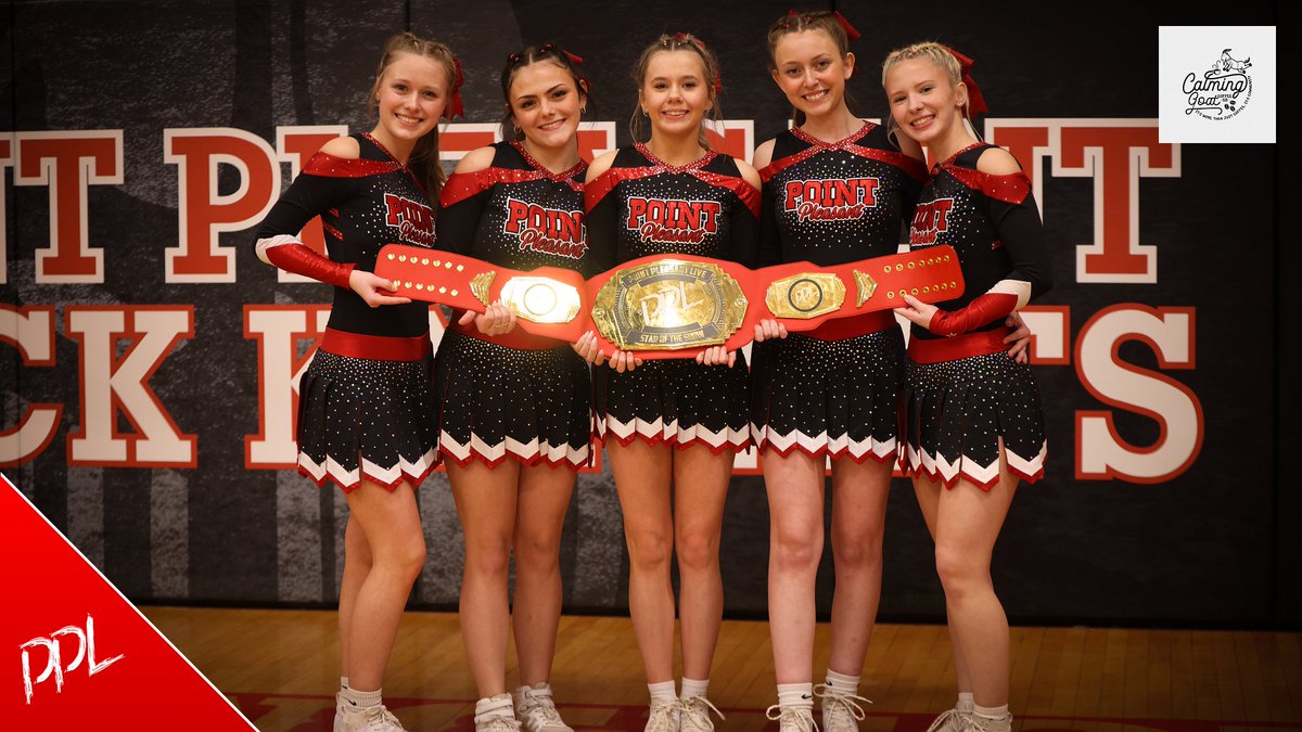 We had two "Star of the Show" awards for last night.

We also wanted to recognize our seniors cheerleaders for being there to cheer all season long.

Congrats!
