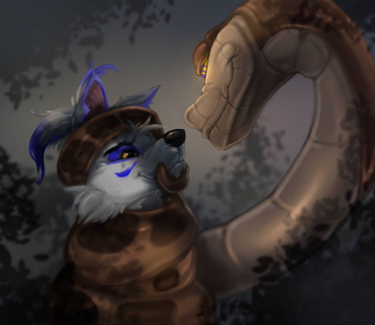 My commissions are open 
#coils #vore #kaa