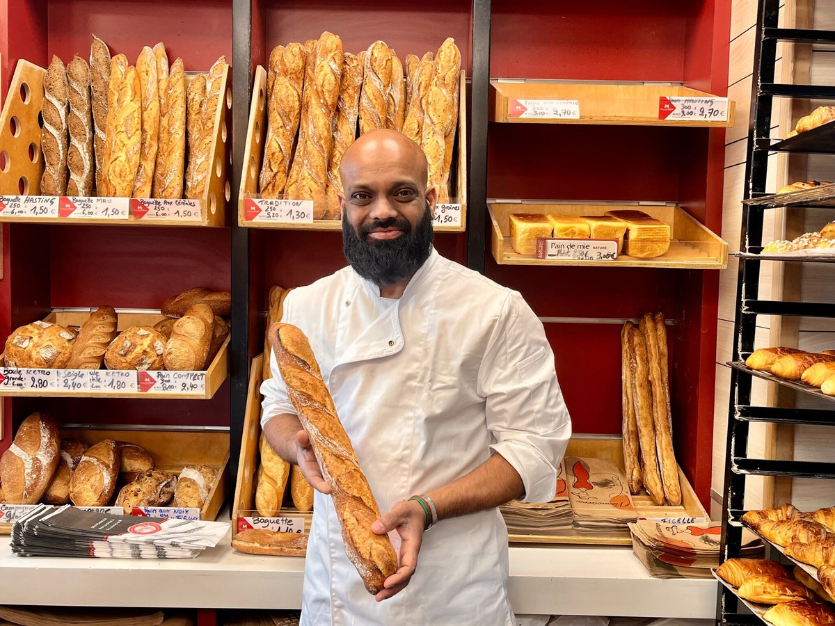« La boulangerie, je n’y avais jamais pensé » : venu du Sri Lanka, Sithamparappillai fabrique la meilleure baguette de Paris
➡️ l.leparisien.fr/5XrO