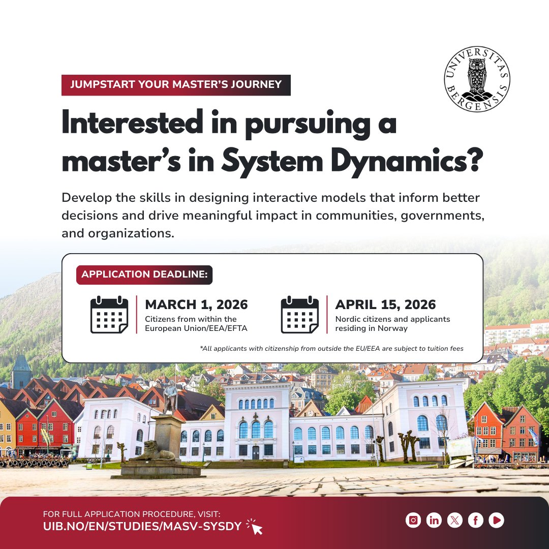 System Dynamics Society tweet media