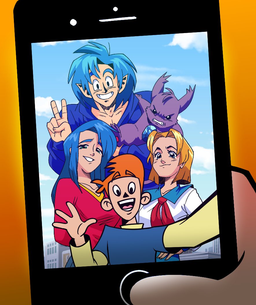 _Horsma_'s tweet photo. So with Kappa Mikey making the rounds over discussion of a reboot, I want to bring these back from 2021. I had ideas of what a Kappa Mikey reboot would be like, and at first it would focus on how out of place Mikey is from Japan. https://t.co/YtJaWwuNFq
