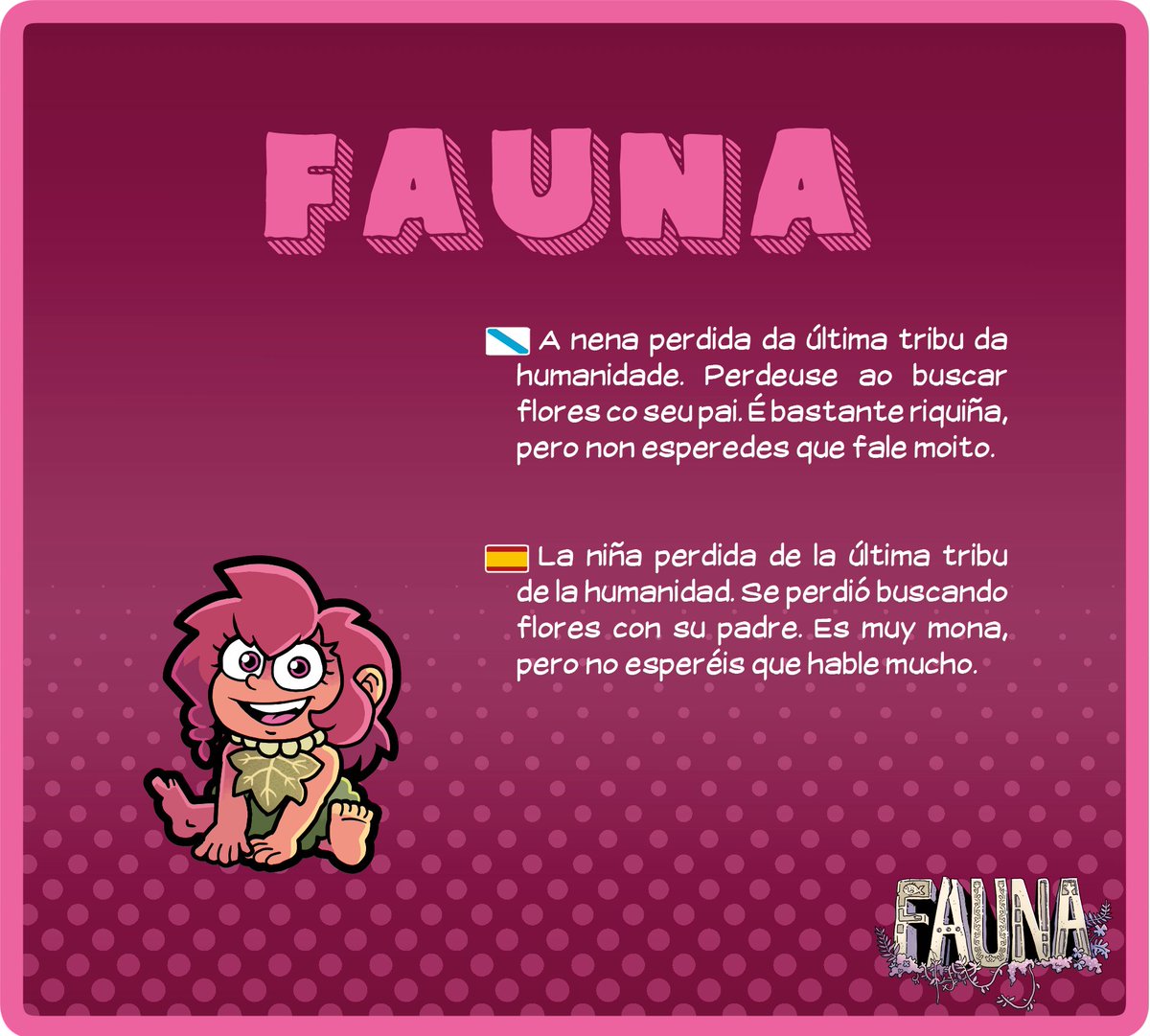 iff_art's tweet photo. Queremos ir presentándoos aos personaxes de Fauna, e non podemos comezar por outra que non sexa esta pequena:

Lembrade que Fauna sae a venta a semana que ven, na nosa Bio podedes topar o enlace se queredes precompralo. https://t.co/wL1x7SDnjr