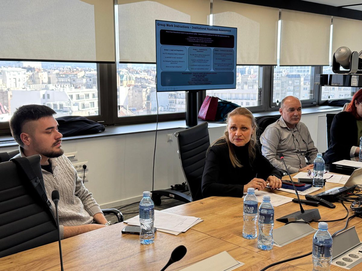 EUWB6_TCT's tweet photo. Our Belgrade workshop helped #Serbia prepare for #ITS National Body &amp; National Access Point implementation ✅

Through hands-on case studies, we mapped roles, identified gaps, &amp; assessed readiness, thus turning plans into action 🎯

Read more 👇
https://t.co/kAaO1YMeAz https://t.co/HMTQPNhiyW