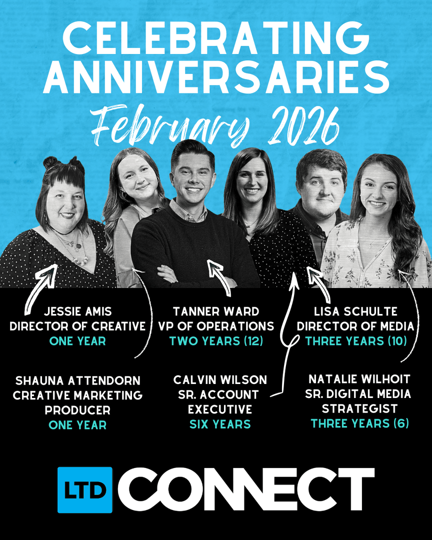 We got to celebrate several anniversaries this month at LTD Connect! Help us give these LTD'ers a big shoutout. 👏👏👏