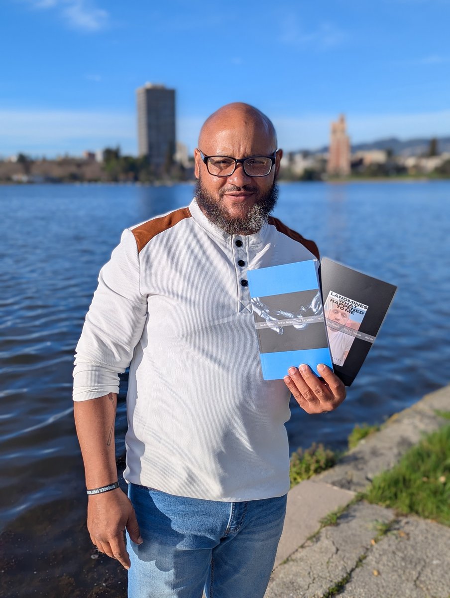 Edovo's tweet photo. Meet Demetrius, a continued Edovo learner from the inside to the outside. Demetrius has kept up his education post-release, using his past to channel his story into a published book. Stay tuned to watch his story, and in the meantime, check-out his book: https://t.co/XR7YJalW9J https://t.co/mU6jmMVUcd