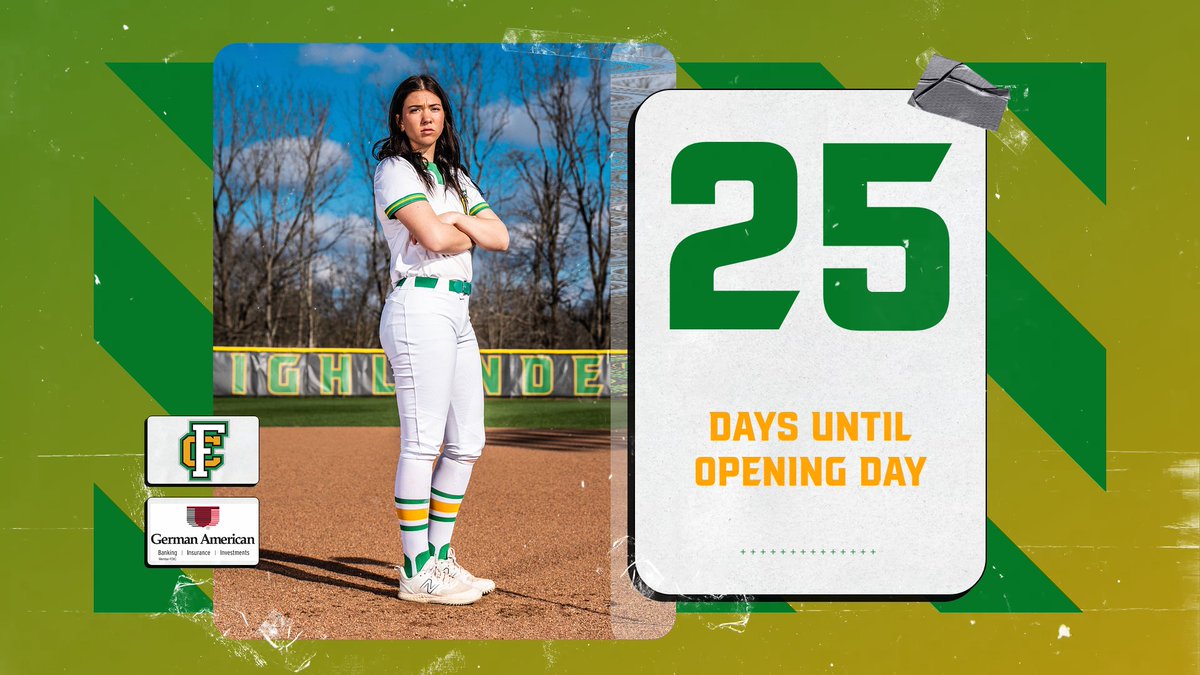 Floyd_Softball's tweet photo. 25 days 'til game day! 25 chances to stack great days.
#BuiltToFinish🧱 https://t.co/pOpKDqCVQa
