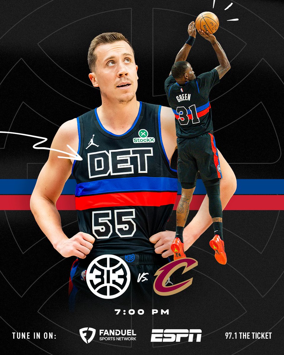 More hoops tonight
📺 @FanDuelSN_DET and @espn
🎙️ @971theticketxyt