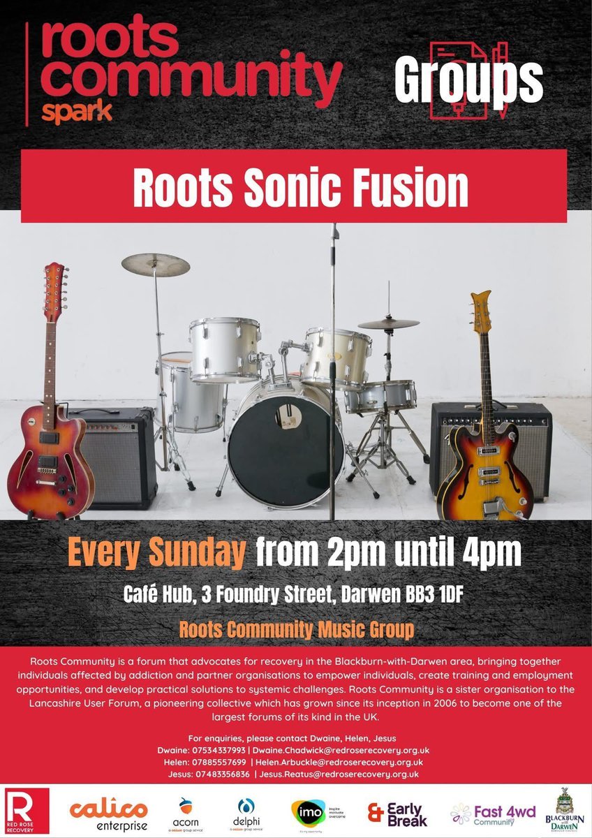 RRR_LUF's tweet image. Sonic Fusion 🎶💃

A fantastic session of singing, music, and connection… plus some delightfully questionable dancing! Everyone had fun expressing themselves in a supportive and creative space.

#Wellbeing #CreativeExpression #RedRoseRecovery