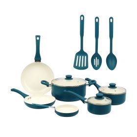 Mommaskitchen1's tweet image. Discover style in cooking with our 12 Piece Ceramic Nonstick Aluminum Cookware Set in stunning blue! Enhance your kitchen with this elegant, functional set.
 Visit Mommaskitchensupplies.com. 
#CookwareSet #Nonstick #KitchenEssentials #CookInStyle #BlueCookware #HomeCooking