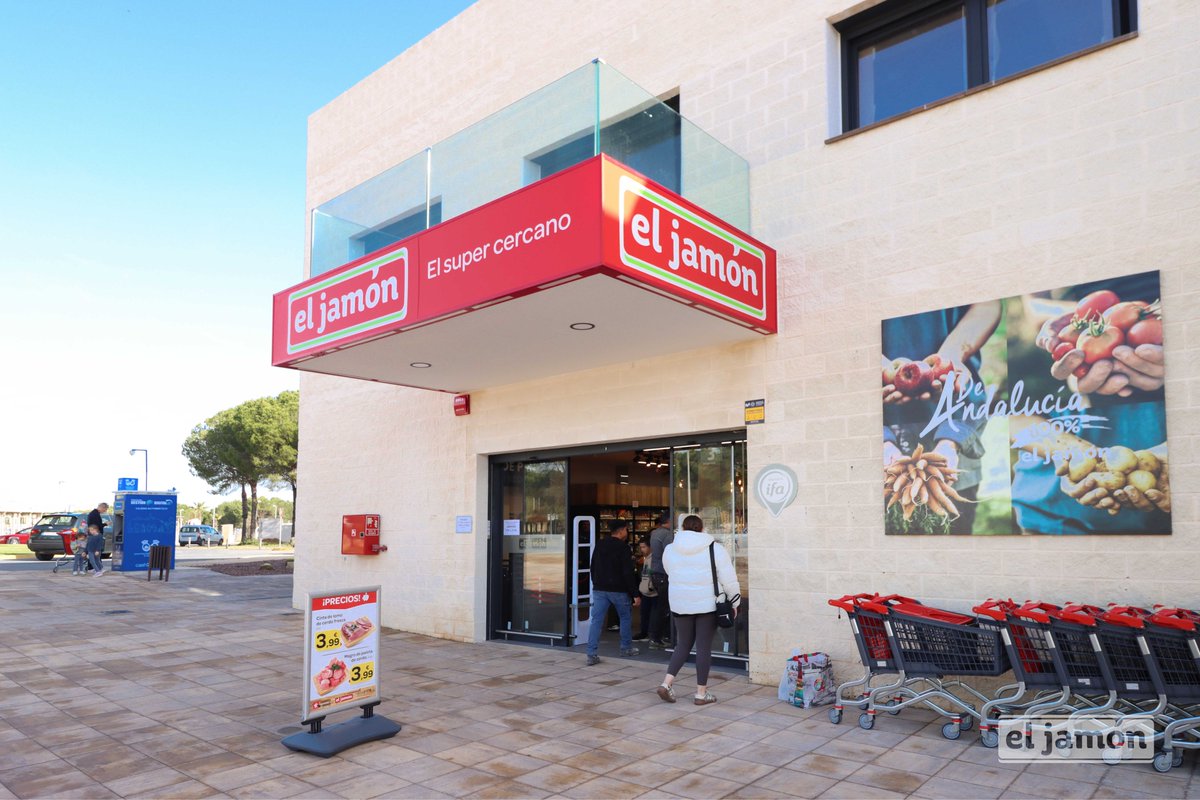 super_ElJamon's tweet photo. 🎉¡LA MONACILLA, Huelva, ya estamos con vosotros! 🛒
📌 Te esperamos en el CC La Monacilla de Aljaraque (Avda. Montes de León), de lunes a sábado de 9 a 23 horas 🥰 Podrás encontrar más de 9500 productos 🥩🧀 🍅 🥖🐟🦐¡Te esperamos! #LaMonacilla #Aljaraque #Huelva #ElJamon https://t.co/osY3fgLT1Y