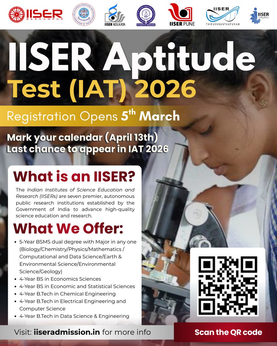 IISER Admissions tweet media