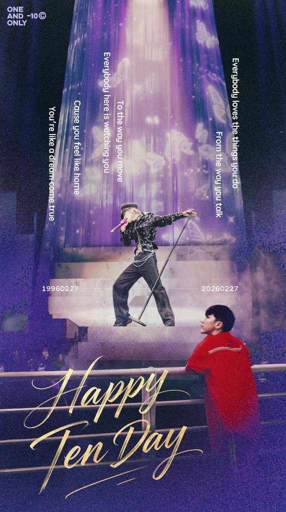 เห็นภาพนี้จากTENBARแล้วอีโมมาก 
ขอบคุณเด็กชุดแดงวันนั้นที่ไม่ยอมแพ้กับเส้นทางการเป็นไอดอลเส้นทางนี้ไปก่อน จนถึงวันที่เตนล์มีเวทีเป็นของตัวเอง ขอบคุณที่ยังยืนอยู่ตรงนี้ อยู่เป็นความรักของเลิฟลี่
ปีที่30ของเตนล์ ขอให้เตนมีความสุขกับทุกทางที่เลือก ทุกอย่างที่ทำ รักก💜
#HAPPYTENDAY