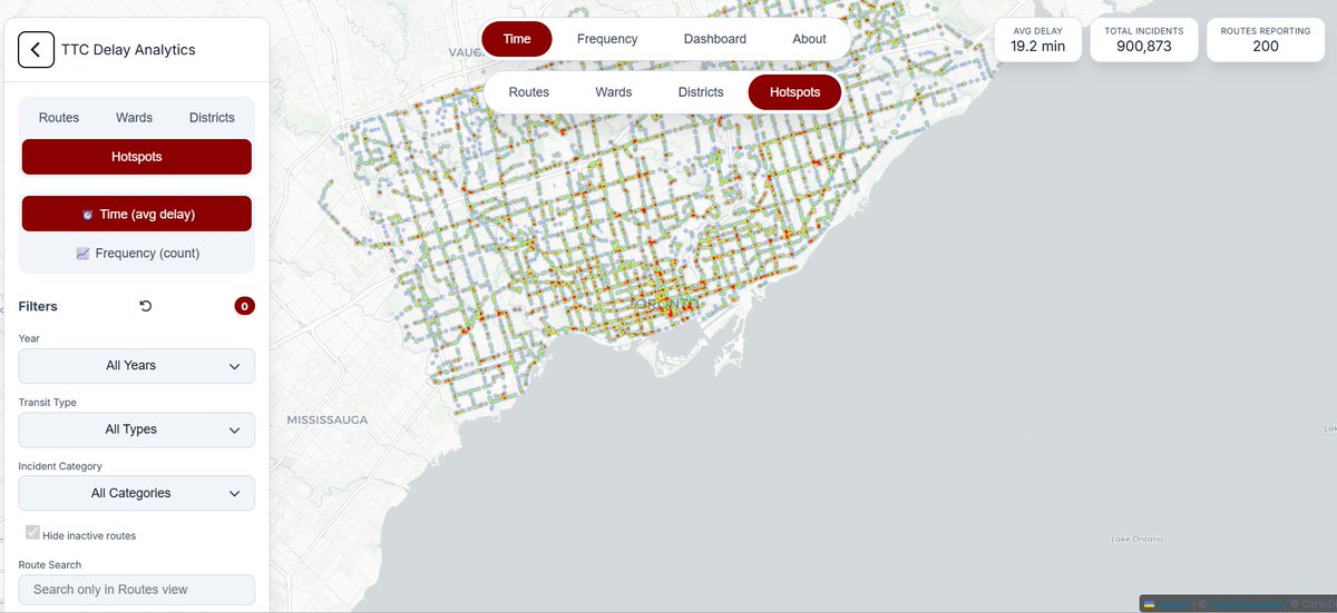 Open_TO's tweet image. Always amazed to see people using data in the coolest ways...Check out this map (12 years of TTC data). How does this data help you? Tell us below 👇

ttcdelay.kbains.com

#datausagealert 🚨 #ttc