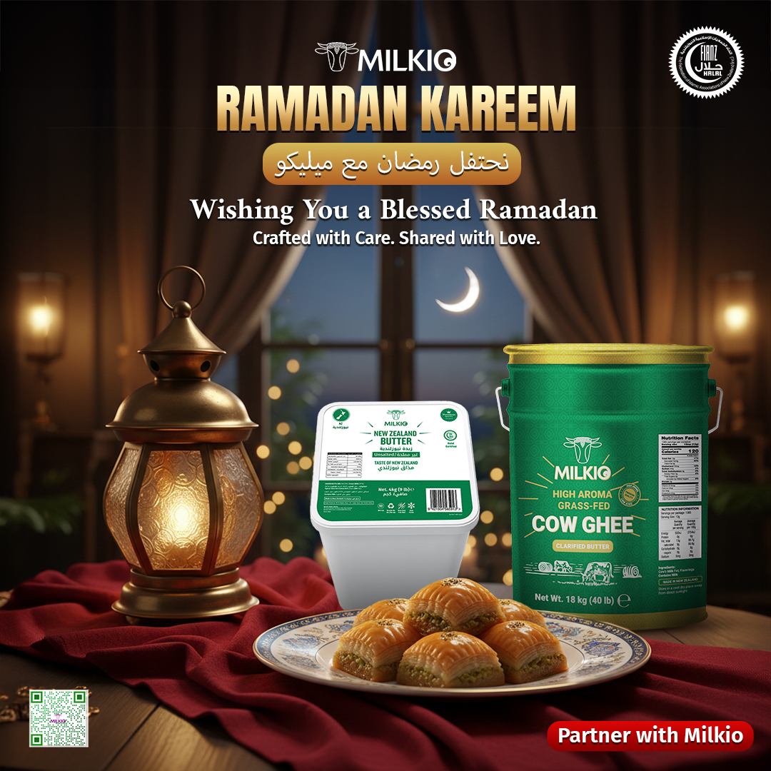 MilkioFoods's tweet photo. A celebration of tradition, elevated by Milkio Foods..
🌟 Excited to build meaningful partnership opportunities with Milkio Foods..
📦 Partner with Milkio — where profitability meets performance.
DM us or visit 👉 https://t.co/rEfprJkI2t
📧 contact@milkio.co.nz
🔗 Learn more: https://t.co/1fK8BKmeBG
#RamadanSpecial #GheeLovers #HalalFood #Milkio #goatghee #grassfedghee #privatelabel #supplier #distributor #ghee #milkio #ButterSupplierNZ #PureButterNZ #PremiumButter #PrivateLabelButter #ButterContractManufacturing #MilkioFoods #DairyIngredients #FoodDistributors #SaudiFoodMarket #BakerySuppliers #HalalButter #NewZealandButter