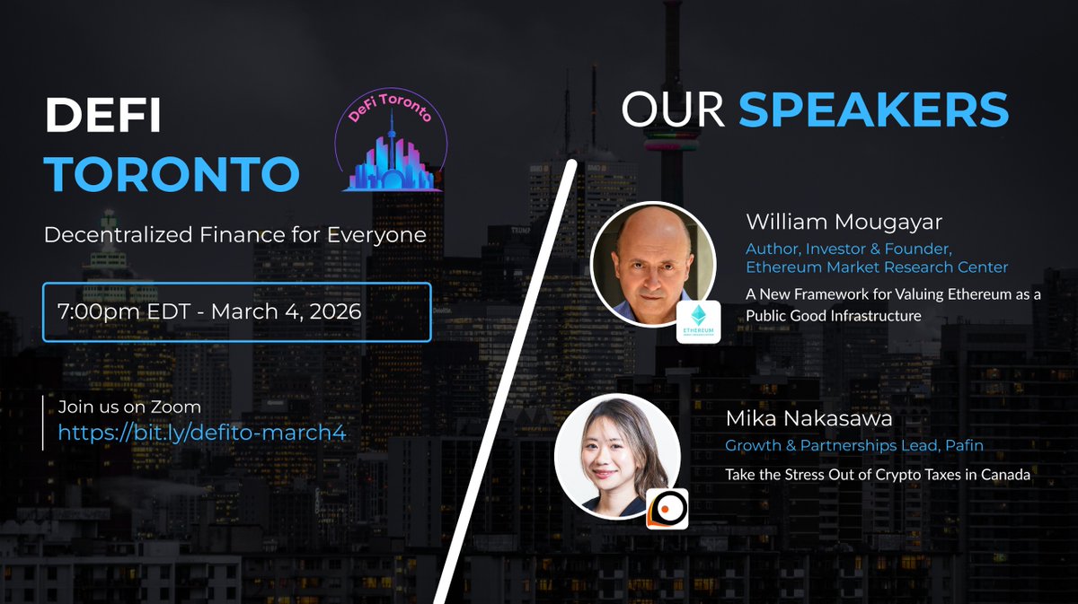 DeFi Toronto tweet media