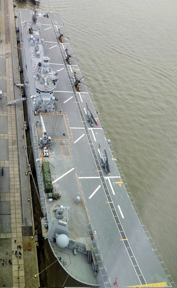 ModelingDutchmn's tweet photo. TCG Anadolu moored at Wilhelminakade, Rotterdam. https://t.co/QbsBRgpbEC