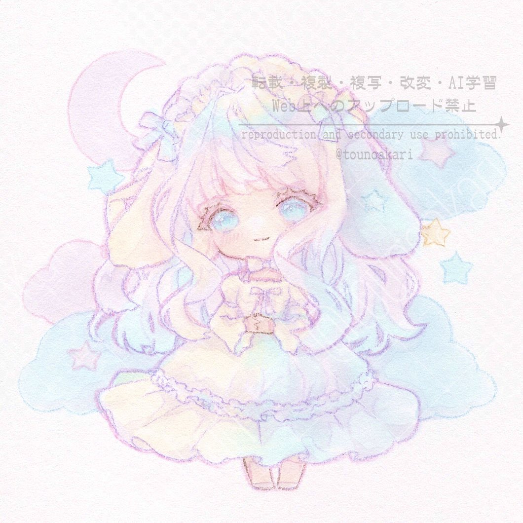 追納作品の通販が始まりました✨️ 原画ガチャの絵柄から3点抜粋して